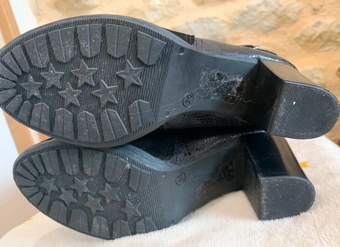 Bottes Mégis Noires T36 - photo numéro 5