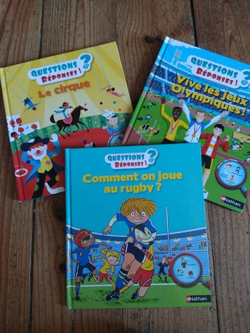 Lot de 3 livres Questions Réponses