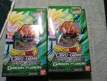 Lot de 2 Decks de carte à collectionner Dragon Ball Super n°19 - Green Fusion