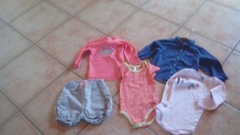 lot de 5 articles fille 12 mois