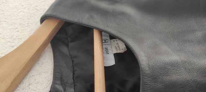 Robe trois trous coupe princesse Atelier R en cuir véritable - photo numéro 3