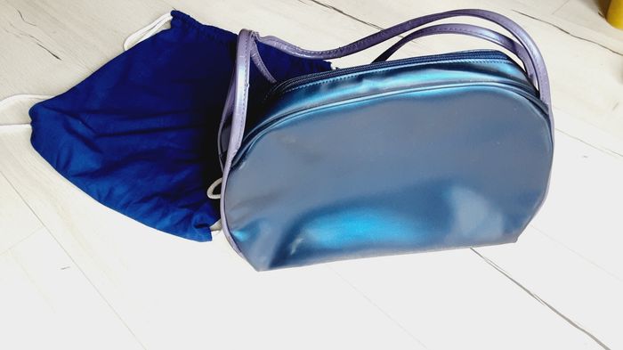 Sac bleu violet irisé 30 x 21 cm - photo numéro 4