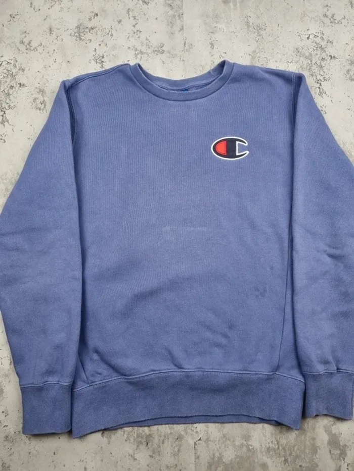 Sweat Champion mauve – Taille S Homme (mesures en photos) - photo numéro 3