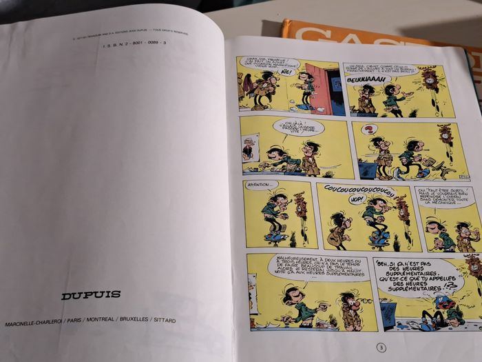 2 BDs de Gaston lagaffe n°7 et 10 - photo numéro 3
