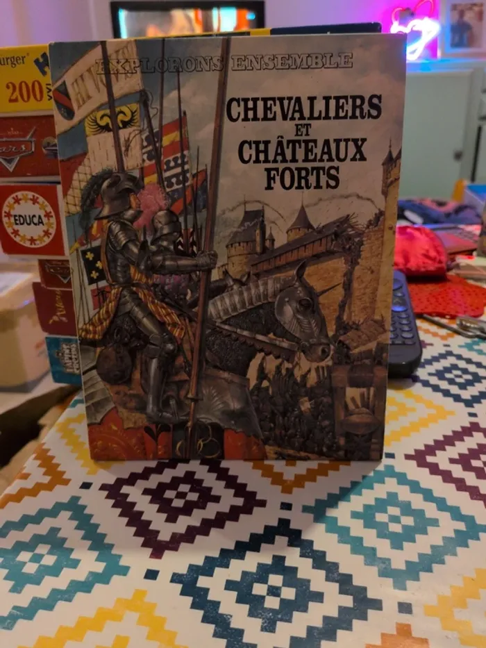 Livre chevaliers et châteaux forts