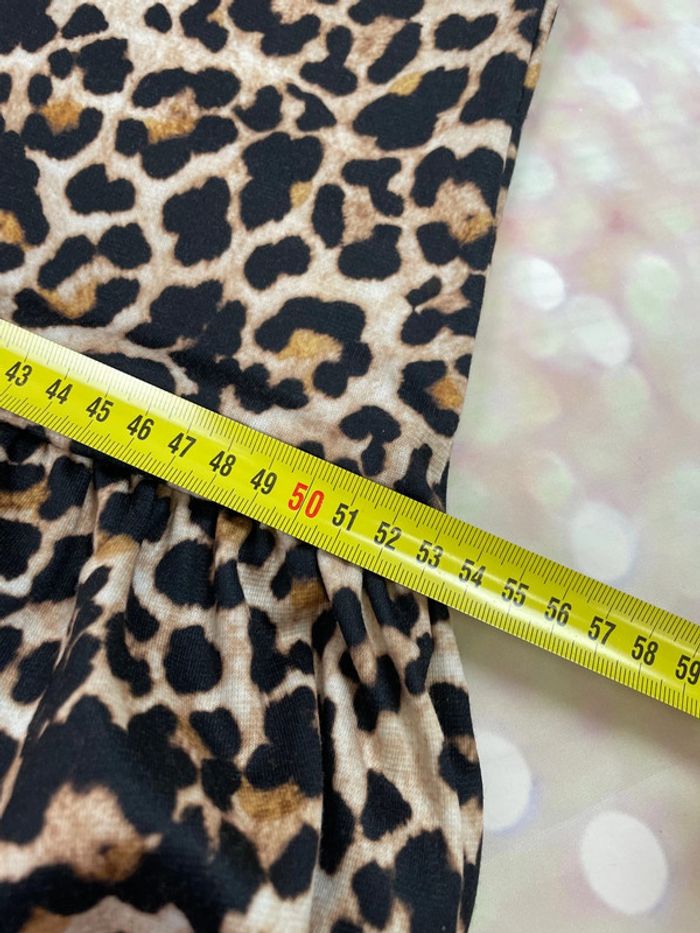 Robe courte Zara imprimé Léopard - photo numéro 4