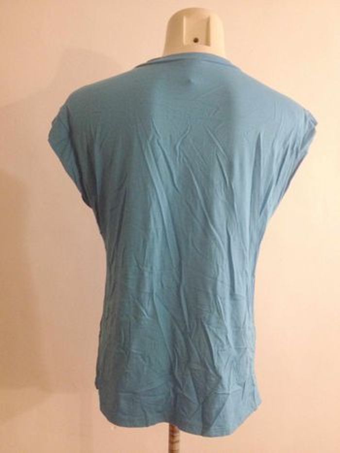 T shirt bleu clair✧ manches très courtes ✧ New Collection ✧ look féminin - photo numéro 3