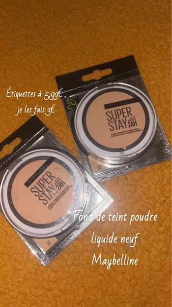 Fond de teint poudre