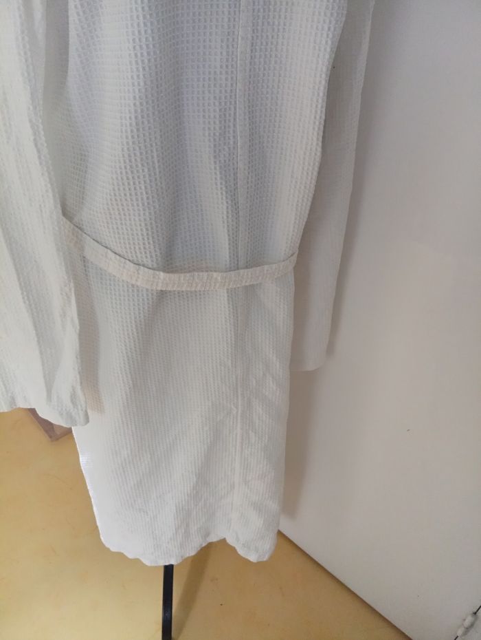 Joli peignoir grande taille 54/56 💯 coton mixte - photo numéro 6