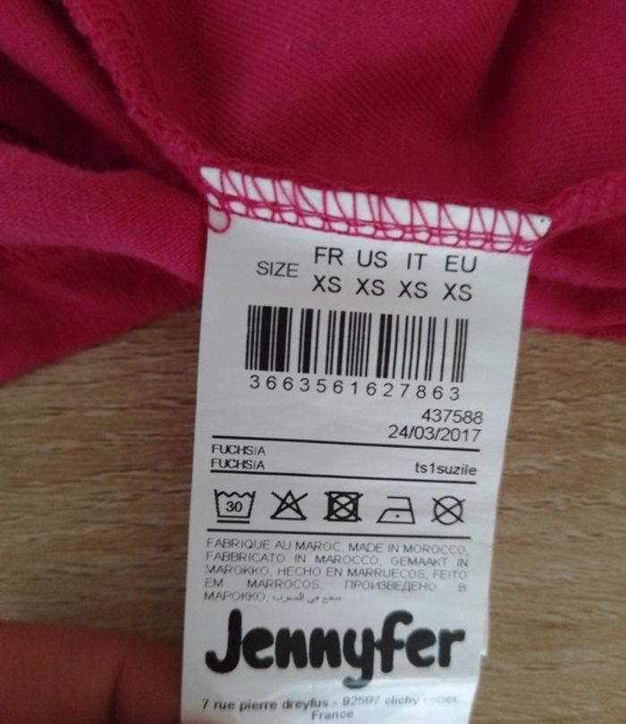 top court taille XS avec laçage - Jennyfer - coton/élastane et polyester - photo numéro 4