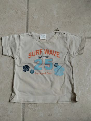 T-shirt manches courtes 3 mois