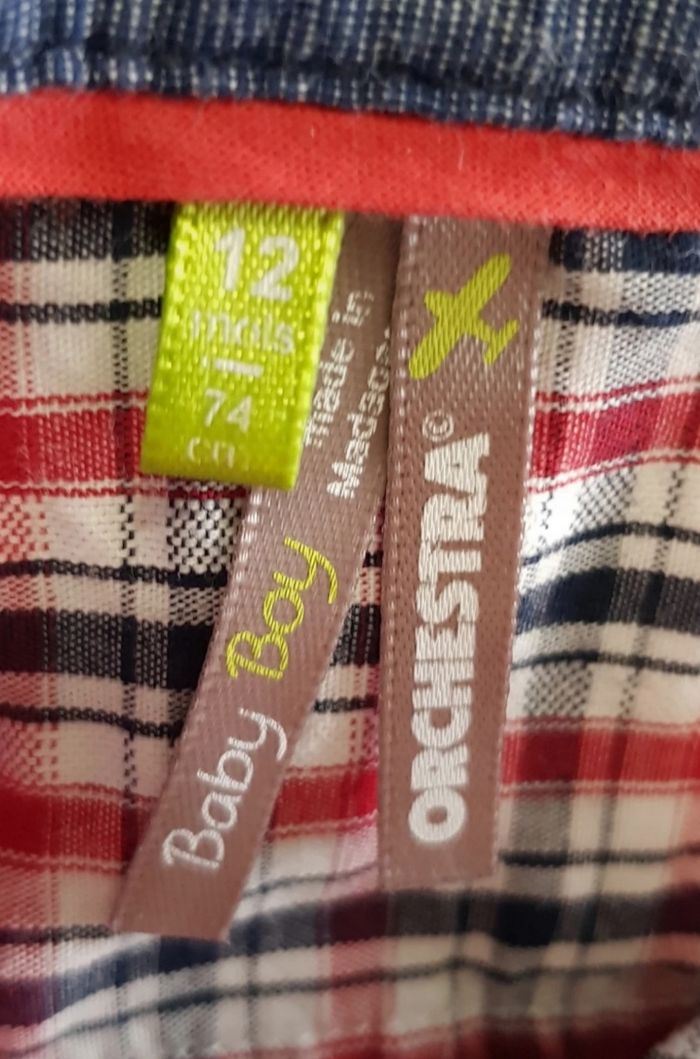 Chemise Orchestra 12mois - photo numéro 3