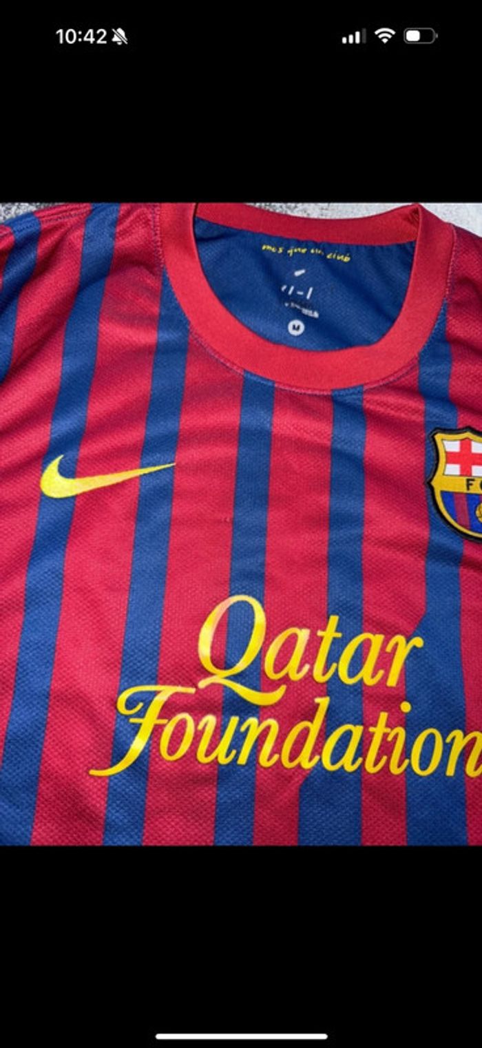 Maillot de foot Fc Barcelone vintage 2012’Authentique - photo numéro 2