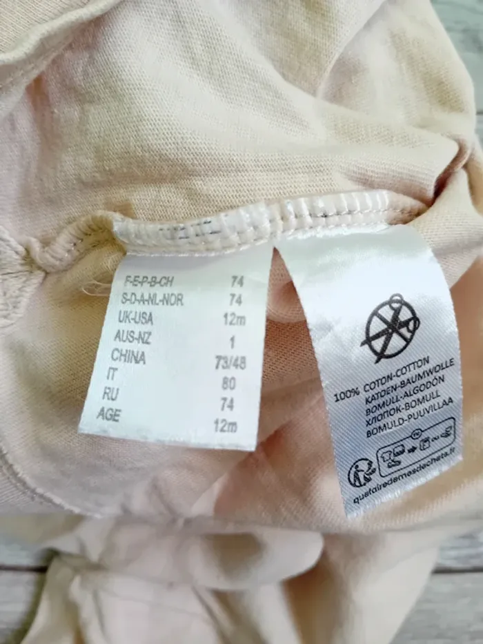 Lot de 6 t-shirts à manches longues taille 12 mois - photo numéro 7