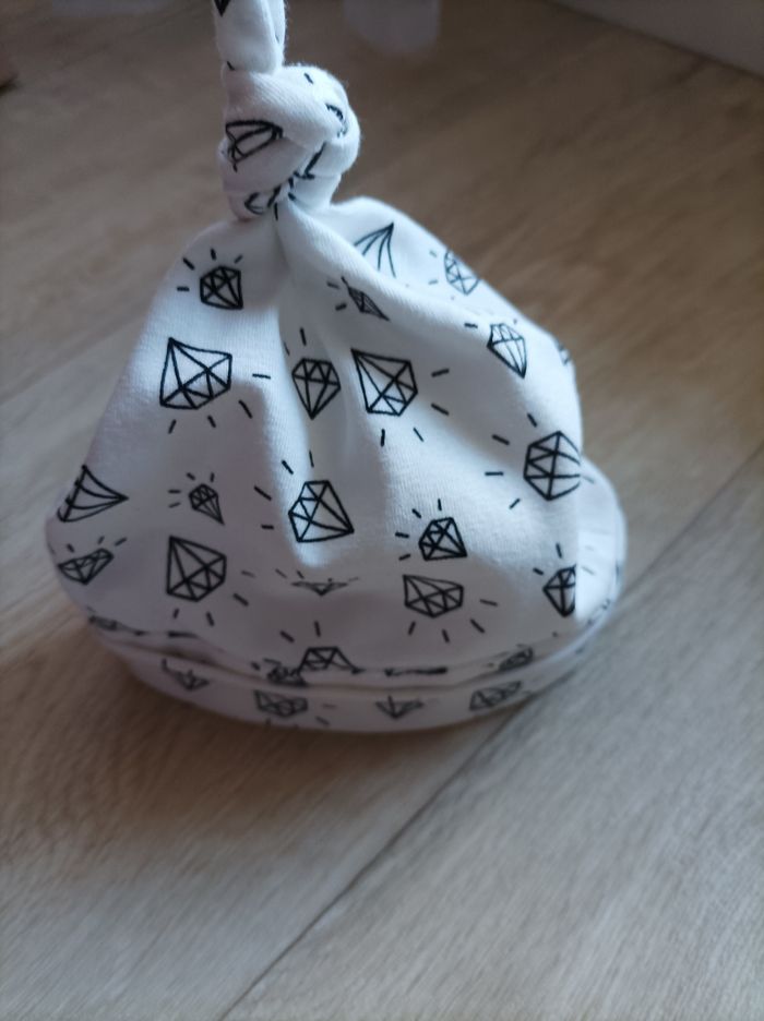Ensemble bonnet et chaussons mixte naissance - photo numéro 5