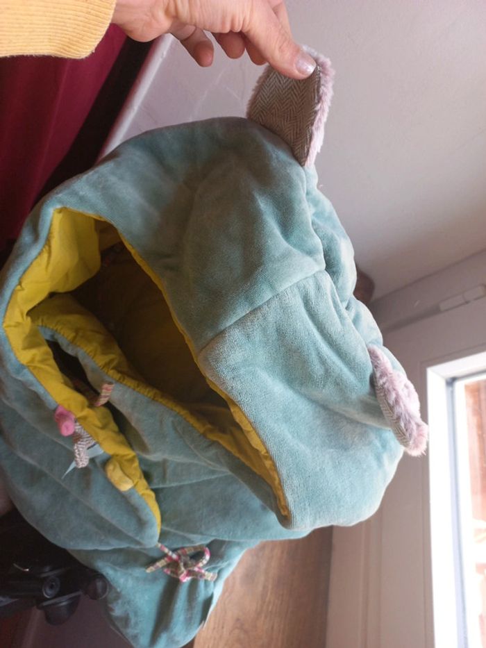 Magnifique nid d'ange /turbulette pour poussette ou cosy de bébé mixte - photo numéro 5