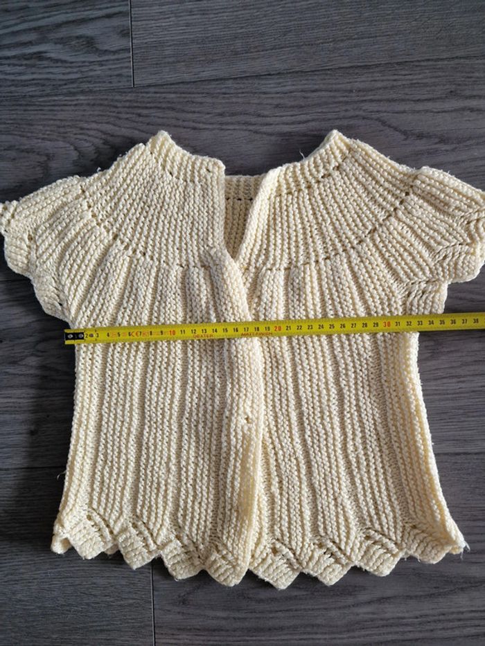 Haut tricoté fait main - photo numéro 6