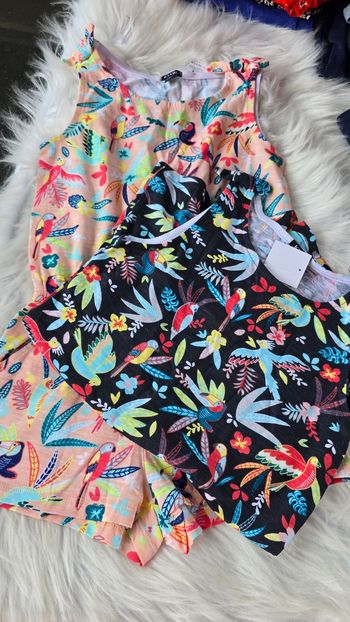 Neuves(non portées) 🏷😍🤩👌deux combishorts 8 ans fille ⚘️ 👧