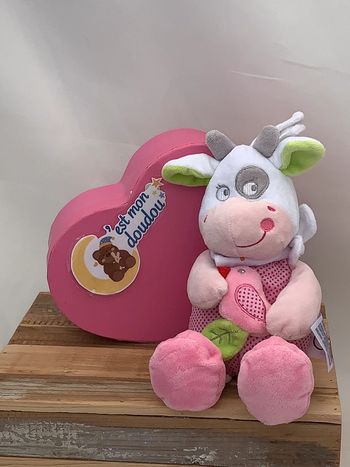 MD27 doudou vache mots d’enfants