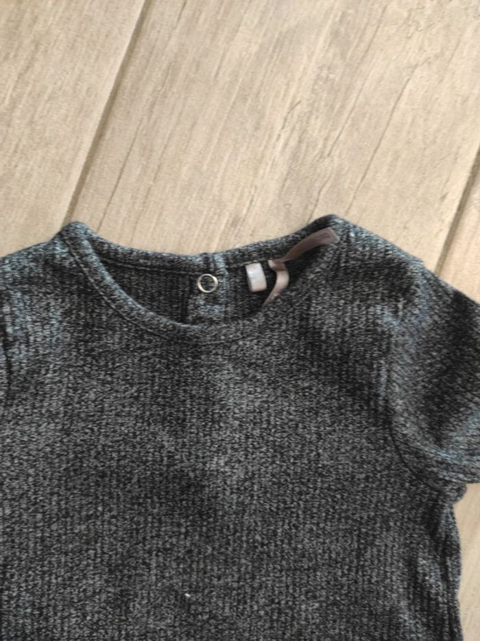 Lot de 2 pulls noirs rock 12 mois - photo numéro 3