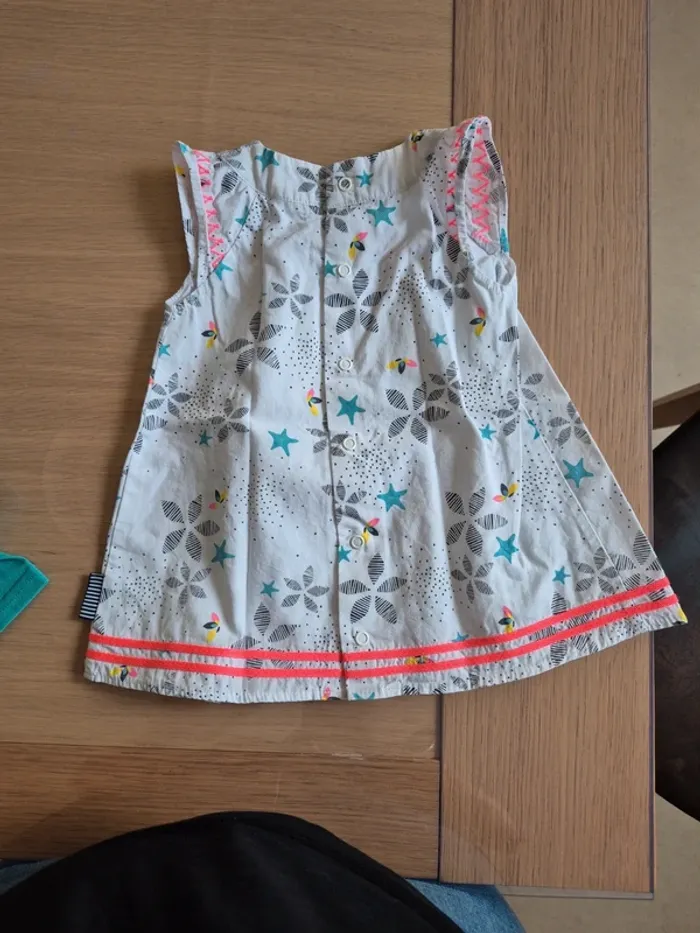 Ensemble robe et legging terre de marins/intermarche 6 mois - photo numéro 5