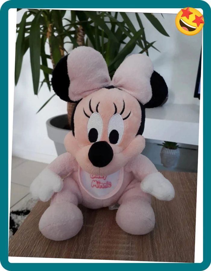 Péluche doudou Disney baby Minnie Comme Neuve🌿💝 - photo numéro 5