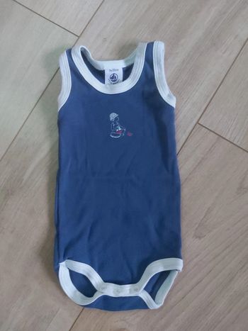Bodie sans manches garçon Petit Bateau 3 mois comme neuf (78)