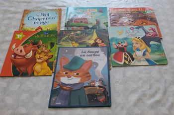Lot de 7 livres : contes et disney