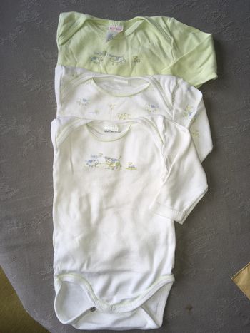 3 Bodies 9 mois m. Longues Absorba