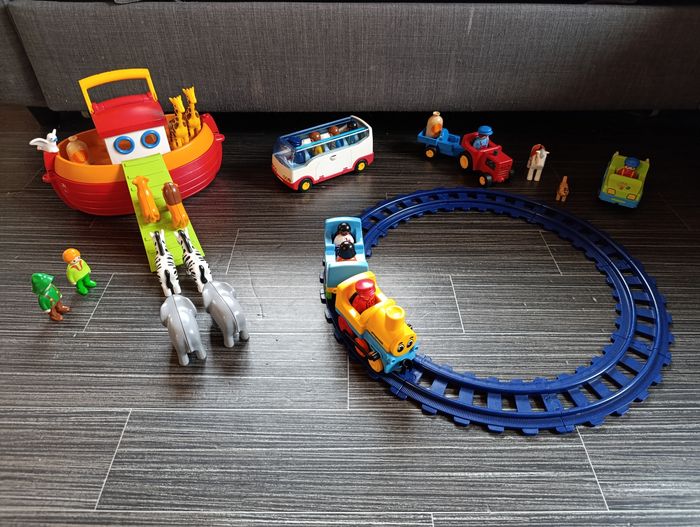 Grot lot Playmobils 123