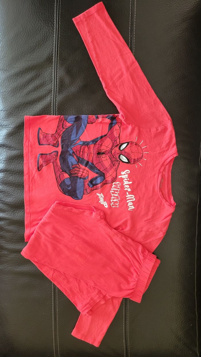 Pyjama à manches longues Spiderman 7-8 ans