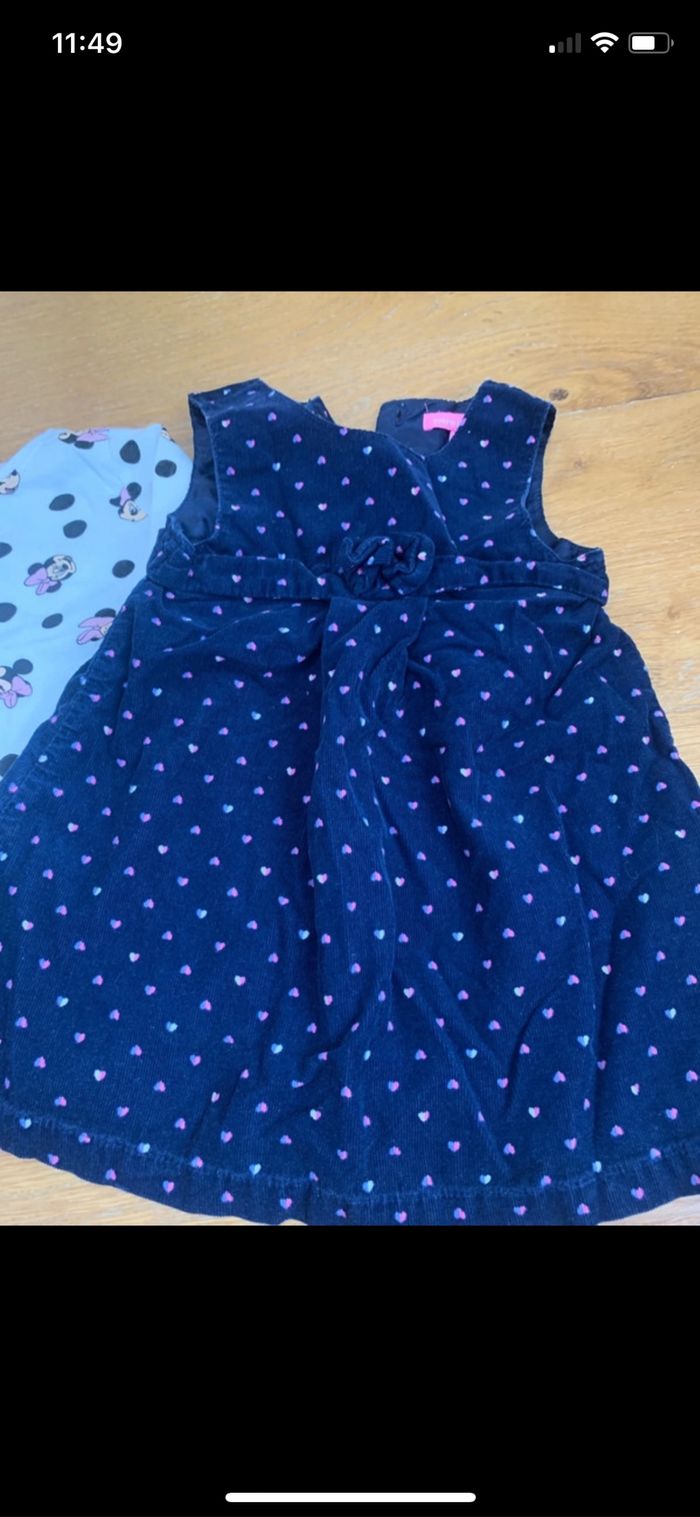 Ensemble 9 mois haut Disney et robe Tissaia - photo numéro 2