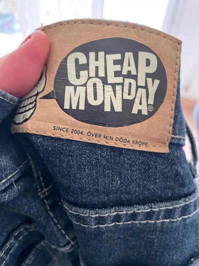 pantalon et legging Cheap Monday bleu taille M - photo numéro 3