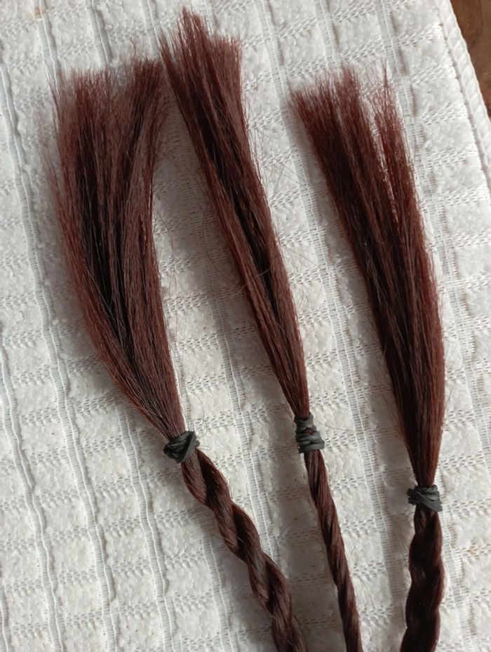 Clip avec extensions de cheveux bruns tressés - photo numéro 7