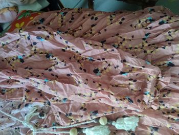 Chemisier rose transparent