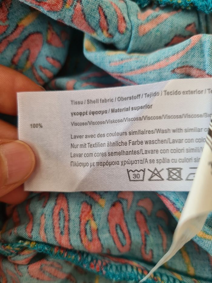 Short léger motifs bleus Firefly / Taille 38 - photo numéro 3