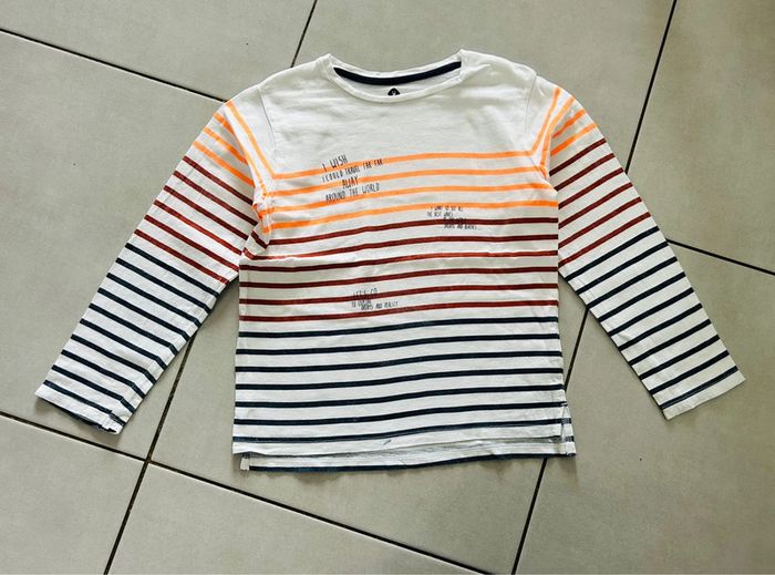 Tee shirt manches longues rayé Z 6 ans