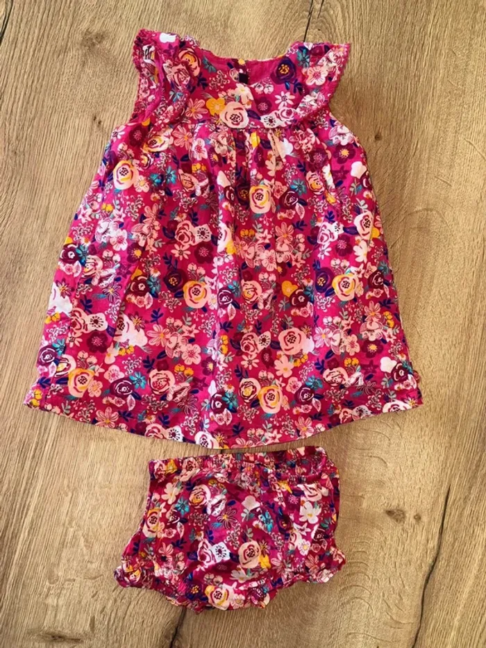 Robe + bloomer sergent major 9mois été