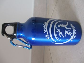 Gourde métal bleue 40 cl