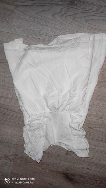 Robe blanche dentelle