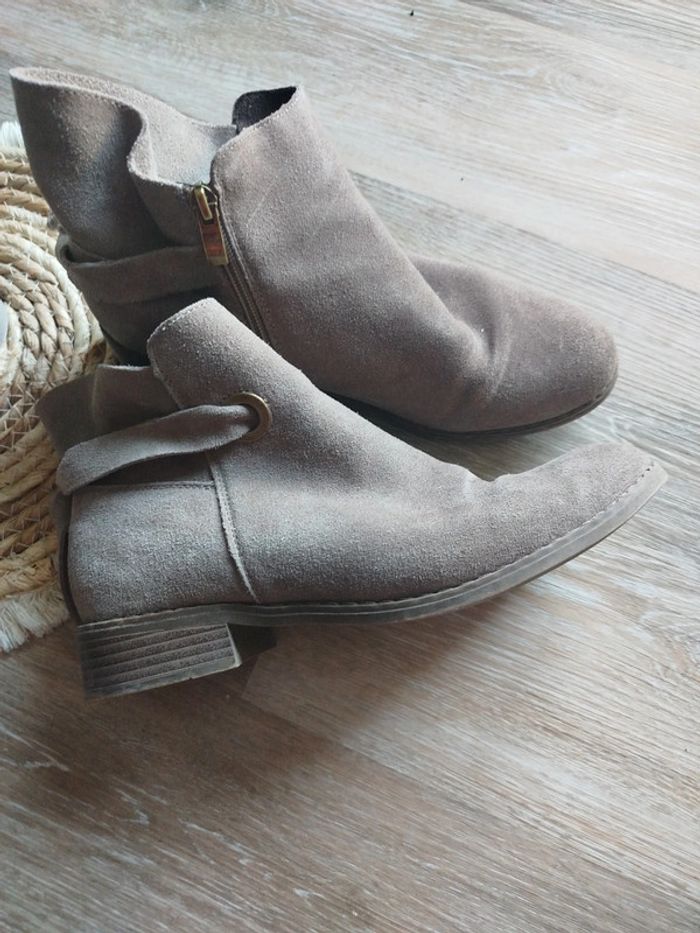Bottines daim - photo numéro 2