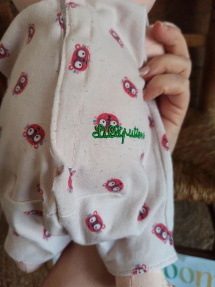 Peluche bébé les lilliputiens Lou tbe - photo numéro 5