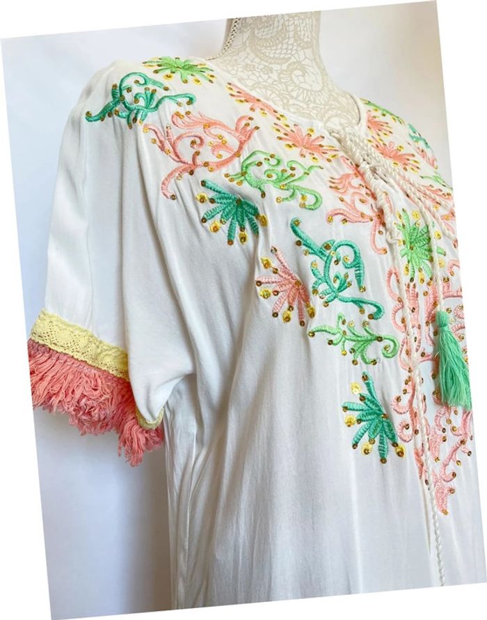 Blouse brodée vintage - photo numéro 4