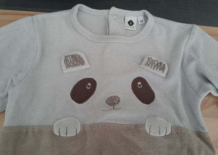 Pyjama velours bébé - photo numéro 2