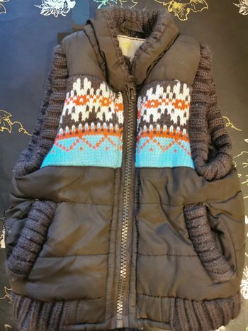 blouson sans manche taille 9 mois