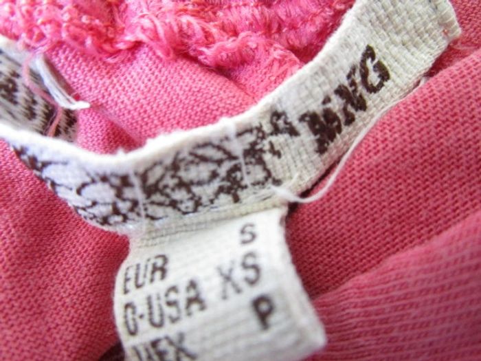 T-shirt rose dos nu Mango S TBE - photo numéro 7