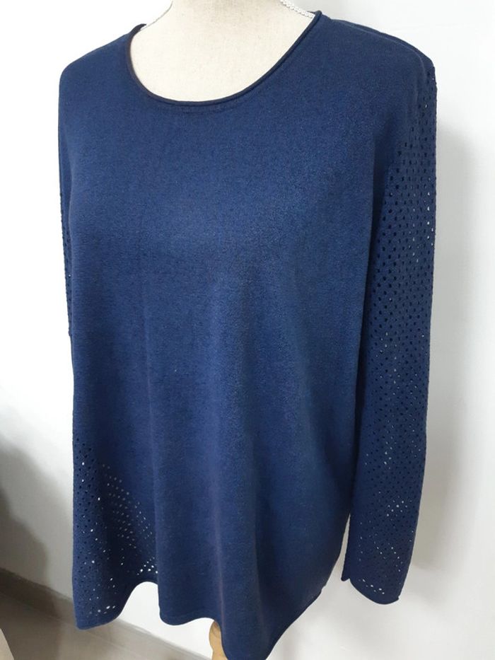 Pull fin bleu Trend T38 - photo numéro 3