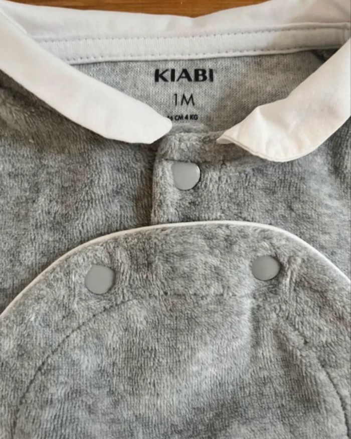 Pyjama velours 1 mois. KIABI - photo numéro 3
