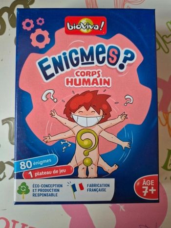 Jeu énigmes corps humain 
