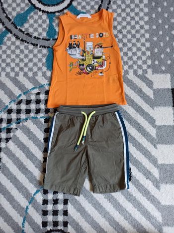 Ensemble débardeur + bermuda - Taille 36 mois
